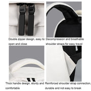 SJ13 Zaino per laptop resistente all'usura impermeabile di grande capacità da 13-15,4 pollici