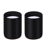 2 pezzi / set piedini rialzati avvolgenti in acciaio al carbonio per mobili, stile:, Round 4x5cm (Black), Round 4x5cm (Brown), Round 6x5cm (Black), Round 6x5cm (Brown), Round 6x10cm (Black), Round 6x10cm (Brown), Square 4x5cm (Black), Square 4x5cm (Bro...