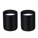 2 pezzi / set piedini rialzati avvolgenti in acciaio al carbonio per mobili, stile:, Round 4x5cm (Black), Round 4x5cm (Brown), Round 6x5cm (Black), Round 6x5cm (Brown), Round 6x10cm (Black), Round 6x10cm (Brown), Square 4x5cm (Black), Square 4x5cm (Bro...