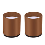 2 pezzi / set piedini rialzati avvolgenti in acciaio al carbonio per mobili, stile:, Round 4x5cm (Black), Round 4x5cm (Brown), Round 6x5cm (Black), Round 6x5cm (Brown), Round 6x10cm (Black), Round 6x10cm (Brown), Square 4x5cm (Black), Square 4x5cm (Bro...