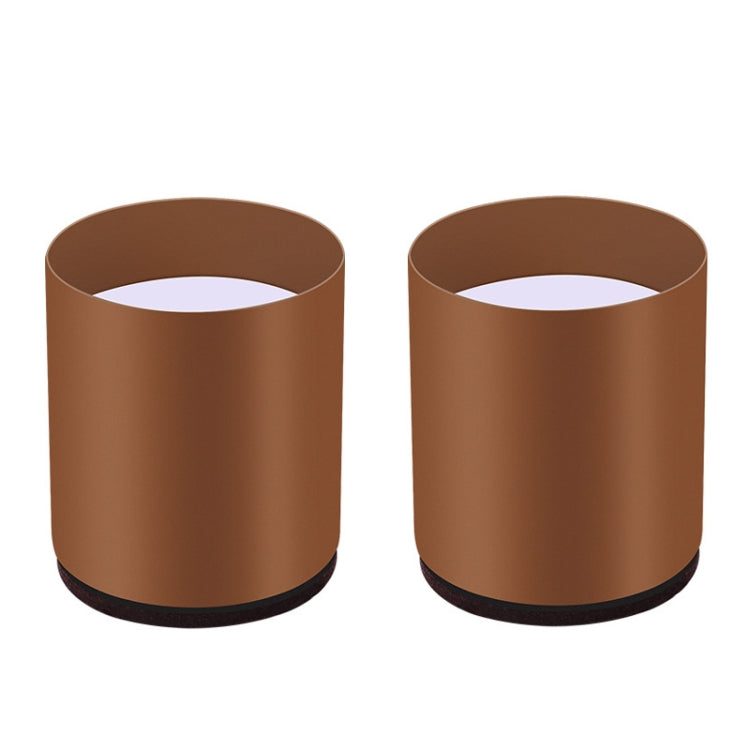 2 pezzi / set piedini rialzati avvolgenti in acciaio al carbonio per mobili, stile:, Round 4x5cm (Black), Round 4x5cm (Brown), Round 6x5cm (Black), Round 6x5cm (Brown), Round 6x10cm (Black), Round 6x10cm (Brown), Square 4x5cm (Black), Square 4x5cm (Bro...