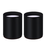 2 pezzi / set piedini rialzati avvolgenti in acciaio al carbonio per mobili, stile:, Round 4x5cm (Black), Round 4x5cm (Brown), Round 6x5cm (Black), Round 6x5cm (Brown), Round 6x10cm (Black), Round 6x10cm (Brown), Square 4x5cm (Black), Square 4x5cm (Bro...