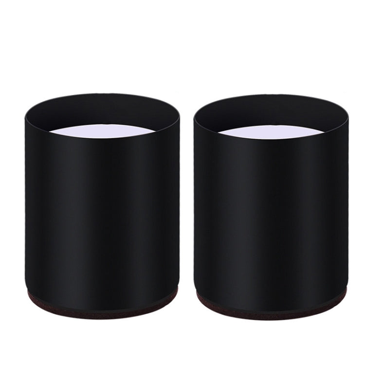 2 pezzi / set piedini rialzati avvolgenti in acciaio al carbonio per mobili, stile:, Round 4x5cm (Black), Round 4x5cm (Brown), Round 6x5cm (Black), Round 6x5cm (Brown), Round 6x10cm (Black), Round 6x10cm (Brown), Square 4x5cm (Black), Square 4x5cm (Bro...
