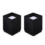 2 pezzi / set piedini rialzati avvolgenti in acciaio al carbonio per mobili, stile:, Round 4x5cm (Black), Round 4x5cm (Brown), Round 6x5cm (Black), Round 6x5cm (Brown), Round 6x10cm (Black), Round 6x10cm (Brown), Square 4x5cm (Black), Square 4x5cm (Bro...