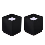 2 pezzi / set piedini rialzati avvolgenti in acciaio al carbonio per mobili, stile:, Round 4x5cm (Black), Round 4x5cm (Brown), Round 6x5cm (Black), Round 6x5cm (Brown), Round 6x10cm (Black), Round 6x10cm (Brown), Square 4x5cm (Black), Square 4x5cm (Bro...