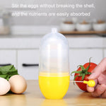 Agitatore manuale per la miscelazione di tuorlo d'uovo bianco d'uovo per uso domestico, Egg Whisker