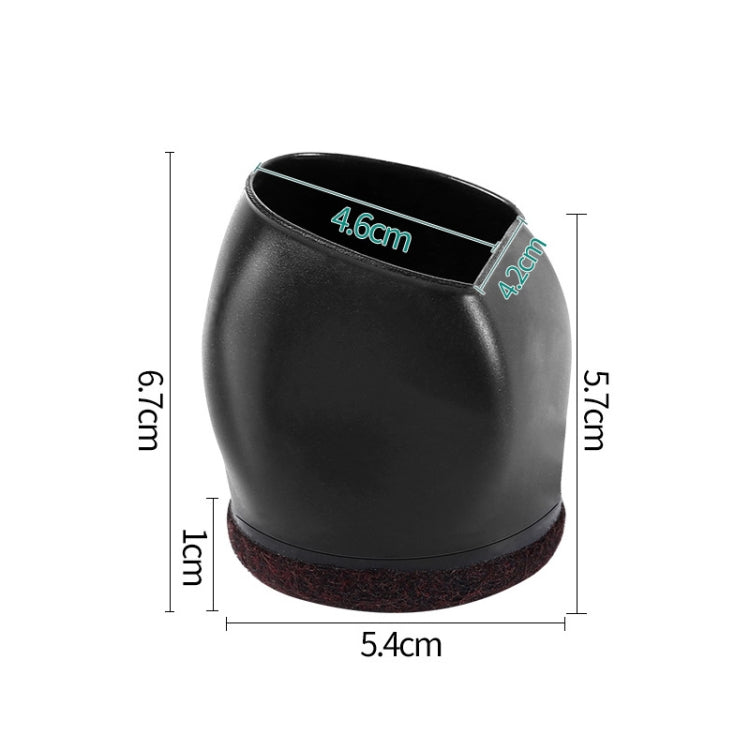 Fissatore del rullo della sedia del computer della copertura del piede della sedia a rotelle 5pcs/set, Wheel Chair Foot Cover
