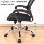 Fissatore del rullo della sedia del computer della copertura del piede della sedia a rotelle 5pcs/set, Wheel Chair Foot Cover