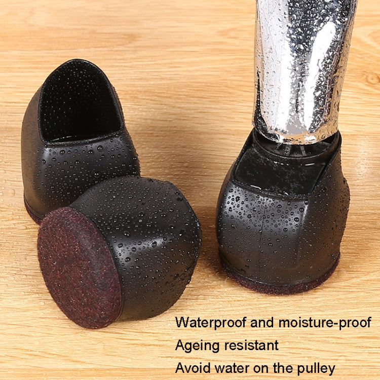 Fissatore del rullo della sedia del computer della copertura del piede della sedia a rotelle 5pcs/set, Wheel Chair Foot Cover