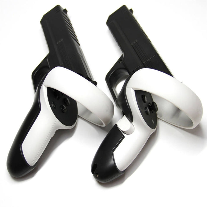 Per Oculus Quest 2 VR Controller 1 paio di robusti supporti per maniglie di tiro, Black