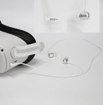 Auricolari cablati in alluminio per Oculus Quest 2 VR 3,5 mm