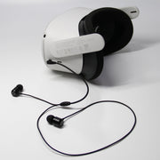 Per occhiali Oculus Quest 2 VR Ear-in Headset 3.5 Auricolari in alluminio a gomito