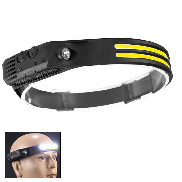 Torcia da pesca all'aperto COB con sensore di movimento ricaricabile USB, W689-1 Red+White Light, W689-2 White+Warm Light, W689-3 Red White Warm, W689-2 White Light, W689-3 White Light