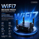 Router wireless COMFAST CF-WR672BE Wi-Fi 7 BE3600 con doppia porta WAN/LAN da 2,5 GHz., EU Plug, US Plug, UK Plug, AU Plug
