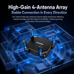 Router wireless COMFAST CF-WR672BE Wi-Fi 7 BE3600 con doppia porta WAN/LAN da 2,5 GHz., EU Plug, US Plug, UK Plug, AU Plug