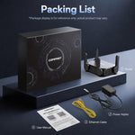 Router wireless COMFAST CF-WR672BE Wi-Fi 7 BE3600 con doppia porta WAN/LAN da 2,5 GHz., EU Plug, US Plug, UK Plug, AU Plug
