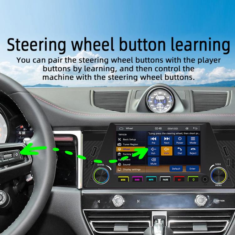 4,7 pollici AUTO/CarPlay Navigazione Bluetooth FM Radio Auto MP5 Marquee, 161W