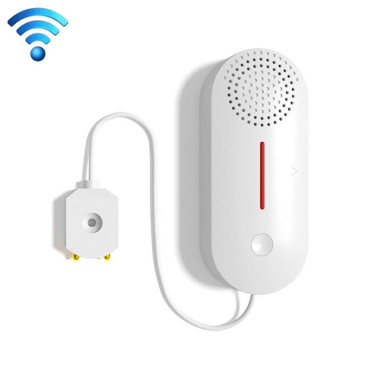 Tuya WIFI Suono e luce Allarme immersione in acqua Sensore di perdite Rilevatore di allarme di troppopieno, Overflow Alarm Detector