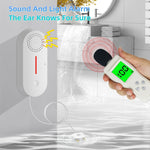 Tuya WIFI Suono e luce Allarme immersione in acqua Sensore di perdite Rilevatore di allarme di troppopieno, Overflow Alarm Detector