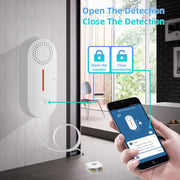 Tuya WIFI Suono e luce Allarme immersione in acqua Sensore di perdite Rilevatore di allarme di troppopieno, Overflow Alarm Detector