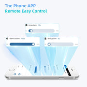 Tuya WIFI Suono e luce Allarme immersione in acqua Sensore di perdite Rilevatore di allarme di troppopieno, Overflow Alarm Detector