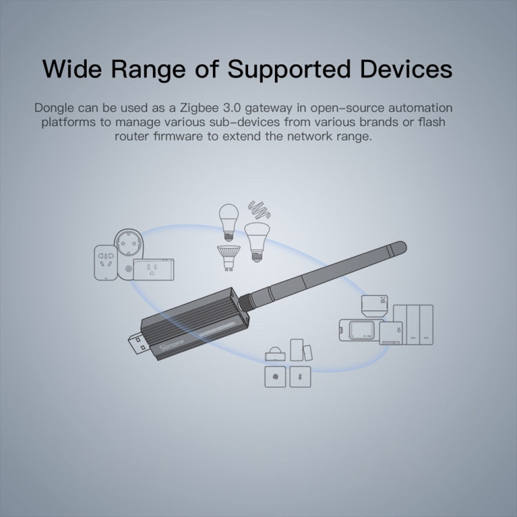 Sonoff ZBDongle-P ZigBee 3.0 Gateway USB Smart Home ZigBee Bridge, ZBDongle-E ZigBee