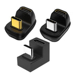 Adattatore USB-C maschio-femmina a gomito 180° 100W