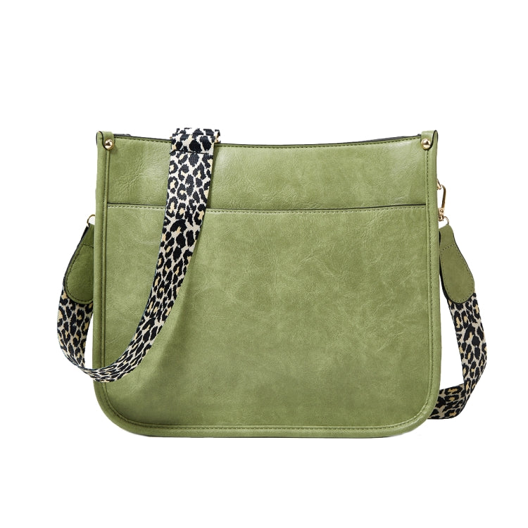 013 Borsa a tracolla impermeabile monospalla in pelle PU con cinturino leopardato