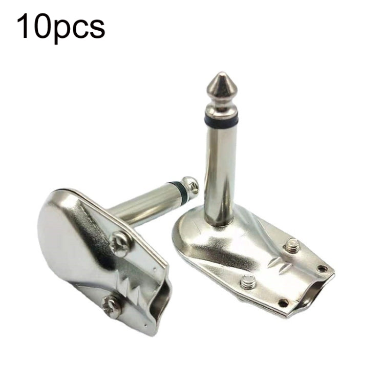 Connettore audio maschio 6.35mm angolo retto per chitarra