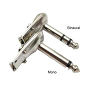 Connettore audio maschio 6.35mm angolo retto per chitarra