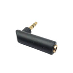 Adattatore audio per cuffie a doppio canale maschio-femmina da 5 mm da 3,5 mm, Gold Plated