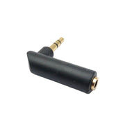 Adattatore audio per cuffie a doppio canale maschio-femmina da 5 mm da 3,5 mm, Gold Plated