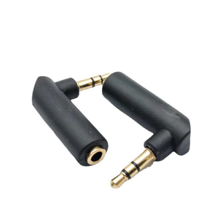 Adattatore audio per cuffie a doppio canale maschio-femmina da 5 mm da 3,5 mm, Gold Plated