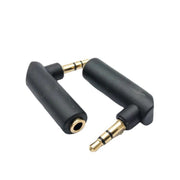 Adattatore audio per cuffie a doppio canale maschio-femmina da 5 mm da 3,5 mm, Gold Plated