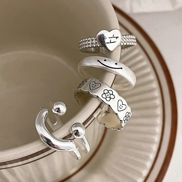 Happy Smiley Face Love Wear Anello combinato, J3357, J3520, J3370, J3535, J3643, J3699, J3664, J3305, J3495, J3595, J3594, J2818, J3494, J3493, J3461, J3462, J1456, J3402, J3381, J3371, J3457, J3456, J3587, J969, J1991, J2105, J2135, J3626, J3610, J353...