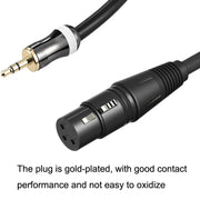 Cavo audio per microfono 3,5 mm con scheda audio femmina