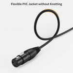 Cavo audio per microfono 3,5 mm con scheda audio femmina