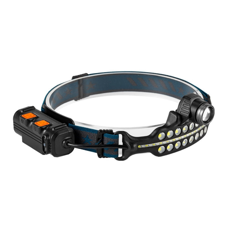 XPG + COB Faro a induzione Lampada frontale ricaricabile di tipo C, W690-1, W690-2, W691-1, W691-2