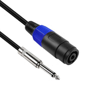 Cavo audio 4 core Ommus 6,35 mm maschio/femmina