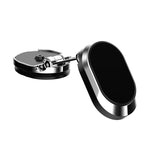 Supporto di navigazione per telefono cellulare magnetico rotante pieghevole per mini auto U18, U18 (Black), U18 (Silver)