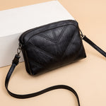 XY1101 Borsa a tracolla singola per telefono da donna intrecciata a doppio strato multifunzionale
