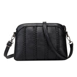 XY1101 Borsa a tracolla singola per telefono da donna intrecciata a doppio strato multifunzionale
