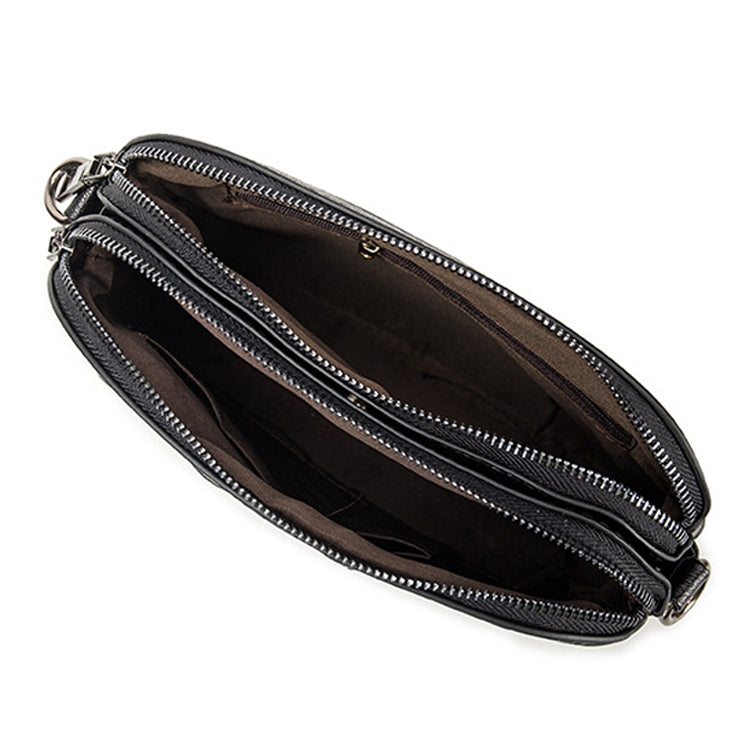 XY1101 Borsa a tracolla singola per telefono da donna intrecciata a doppio strato multifunzionale