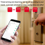 Tuya WiFi Sound And Light Door Magnetic Doors Windows Alarm Scene Linkage APP Promemoria, Sound And Light Door Magnetic Sensor
