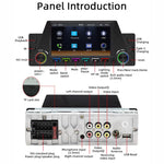 4,7 pollici AUTO/CarPlay Navigazione Bluetooth FM Radio Auto MP5, 161C