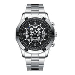 BINBOND S034 30M orologio al quarzo impermeabile scheletro scheletro luminoso orologio