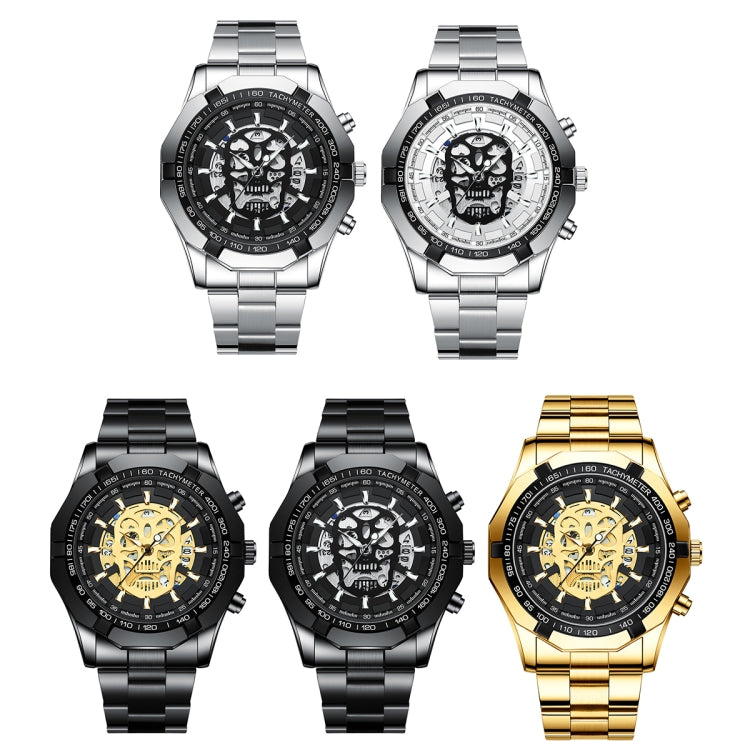 BINBOND S034 30M orologio al quarzo impermeabile scheletro scheletro luminoso orologio