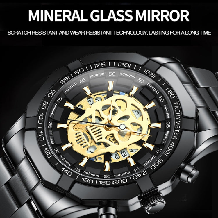 BINBOND S034 30M orologio al quarzo impermeabile scheletro scheletro luminoso orologio