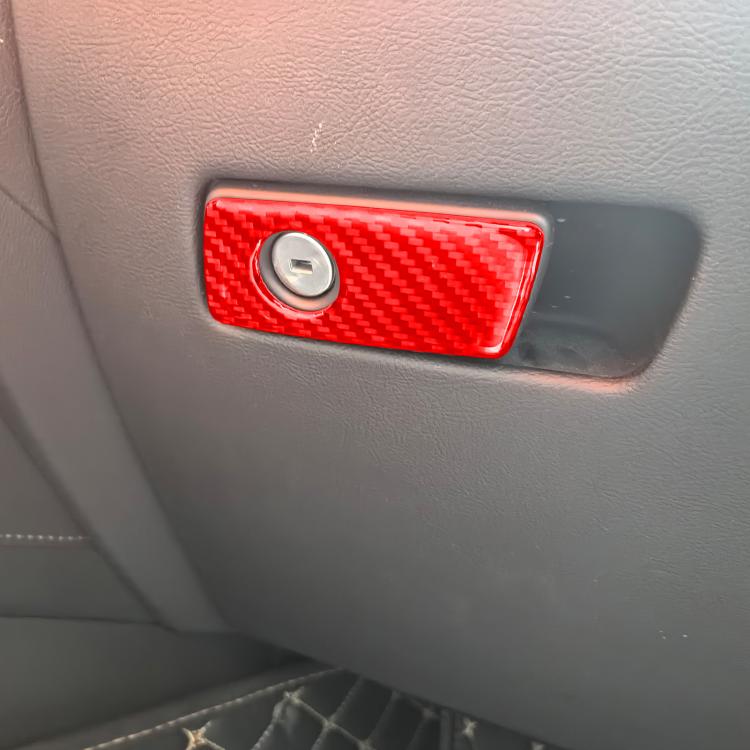 Adesivo fibra carbonio maniglia vano portaoggetti Cadillac CT5