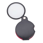 Lente d'ingrandimento pieghevole 8X con custodia in pelle